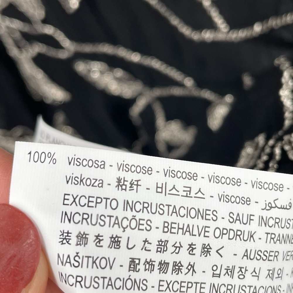 NEW! Zara Limited Edition Black Beaded Dress - Picture 7 of 15